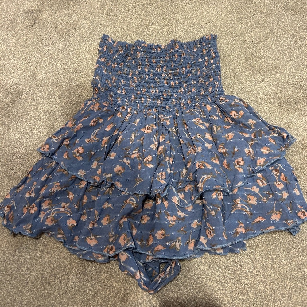 Blue Life Smocked Skirt | Size Small